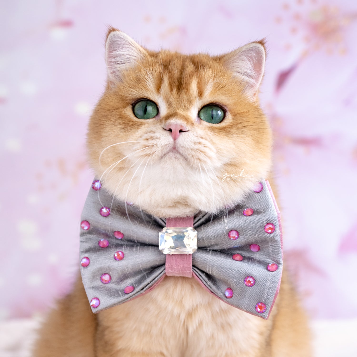 Reversible Bow ∙ Medium ∙ Pink/Silver