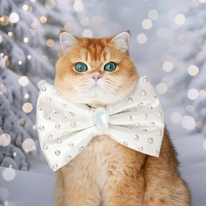 Let it Snow Bejewelled Reversible Bow, Grand