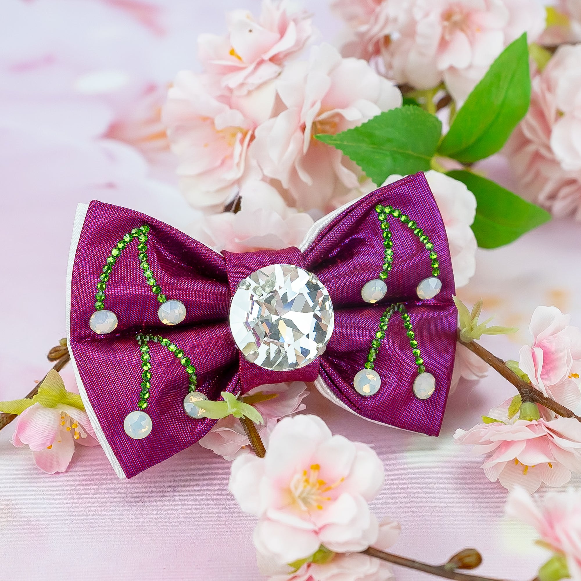 Mon Cheri Reversible Bejewelled Bow, Petite