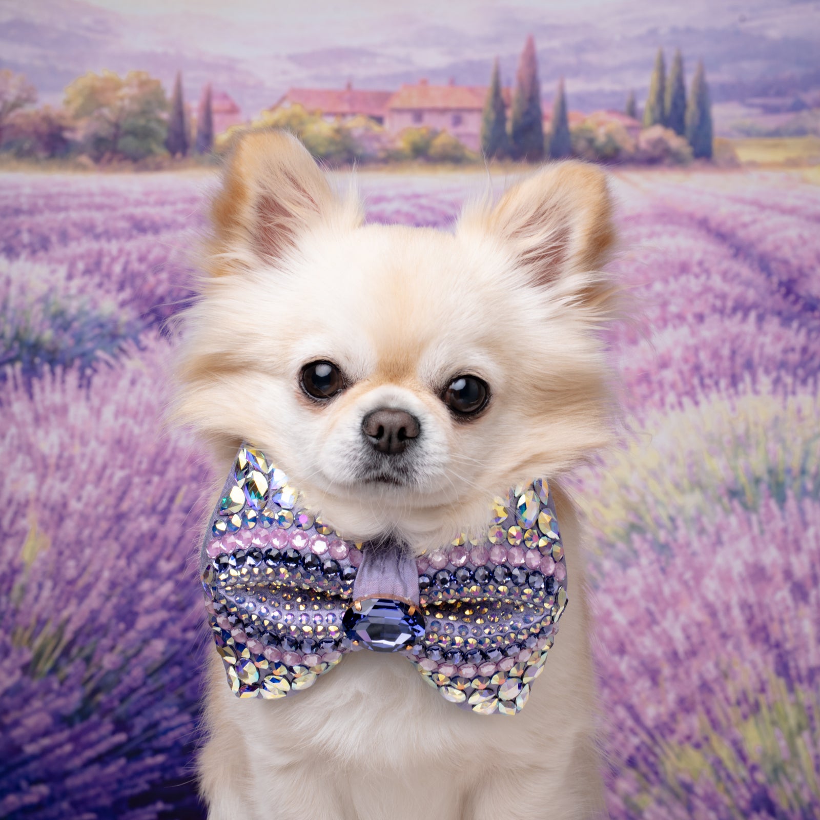 Provence VIP Bijoux Bow, Lilac, Medium