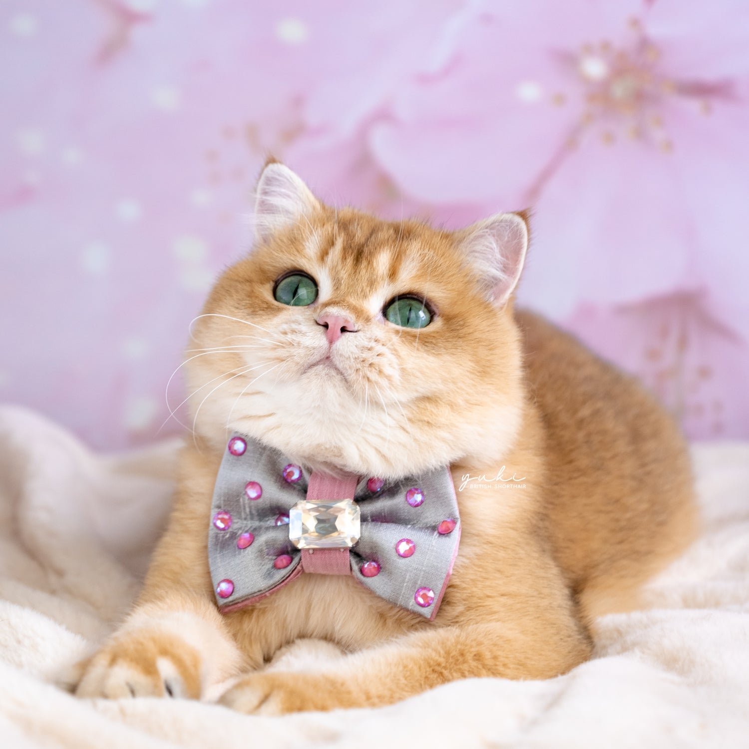 Reversible Bow ∙ Petite ∙ Pink/Silver