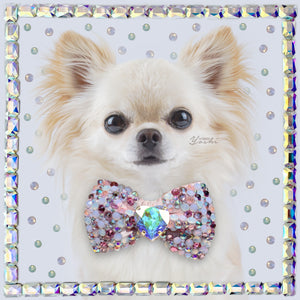 Tiffany Dreams | Silk VIP Bubble Bow Tie | Pink/Tiffany | Petite