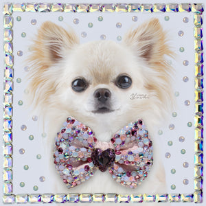 Tiffany Dreams | Silk VIP Bubble Bow Tie | Pink/Tiffany | Medium